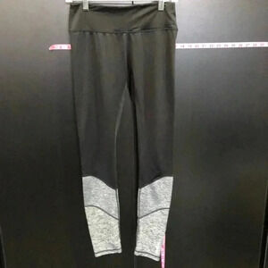Reebok Mid Waist 7/8 Athletic leggings color block black/gray, key pocket